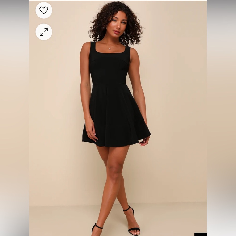 Lulus Black Dress Size Large